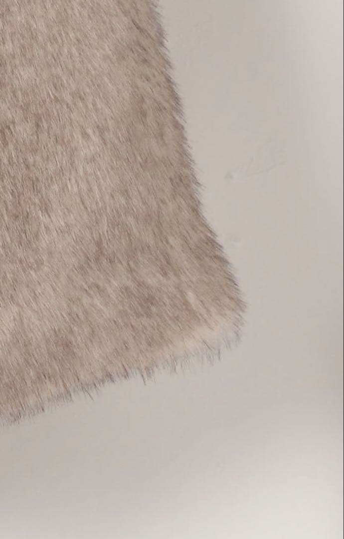 Heather MIXファーミドルジャケット　ベージュ　新品未使用　完売品