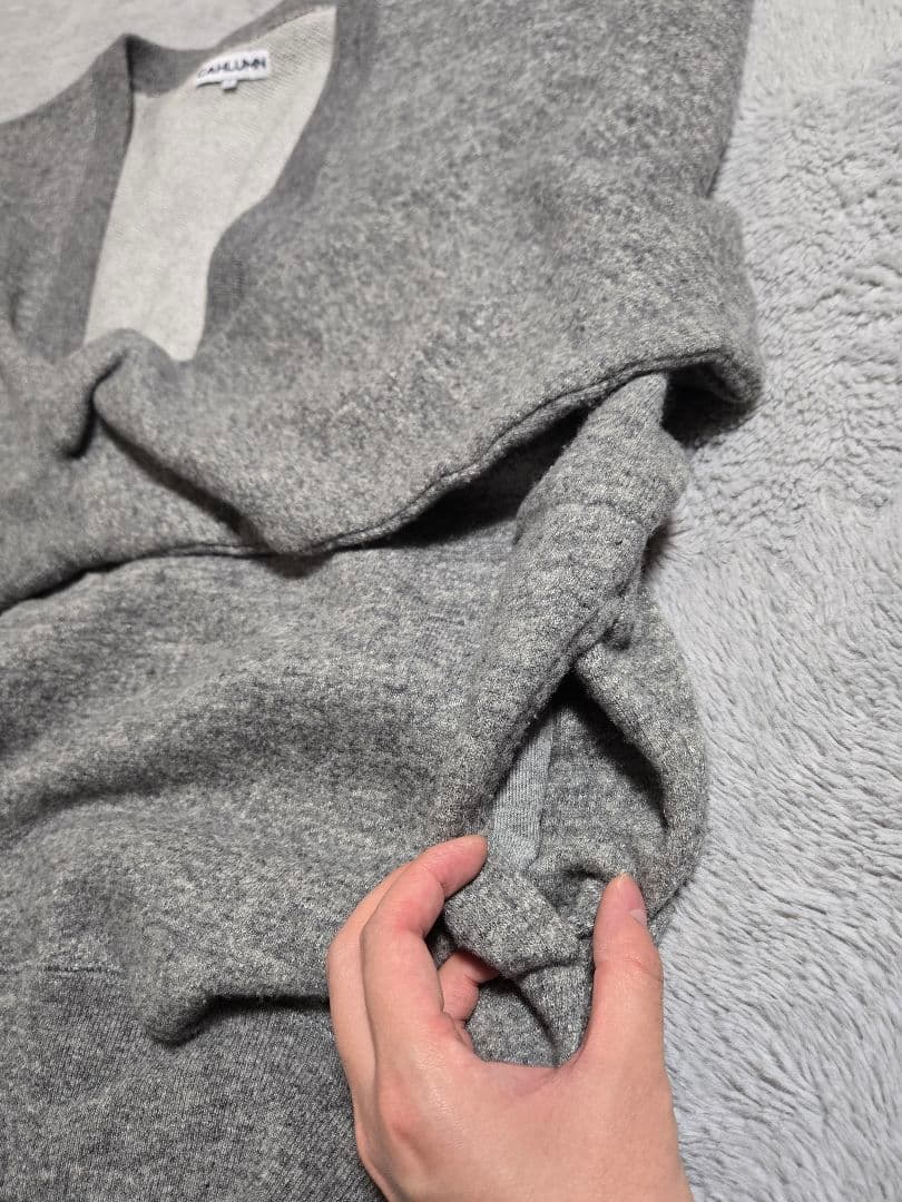 CAHLUMN カウラム メリノウール Vネック スウェット美品