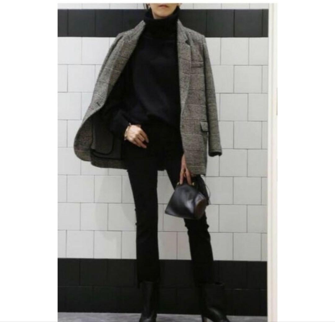 ドゥーズィエムクラス　グレンチェックジャケット