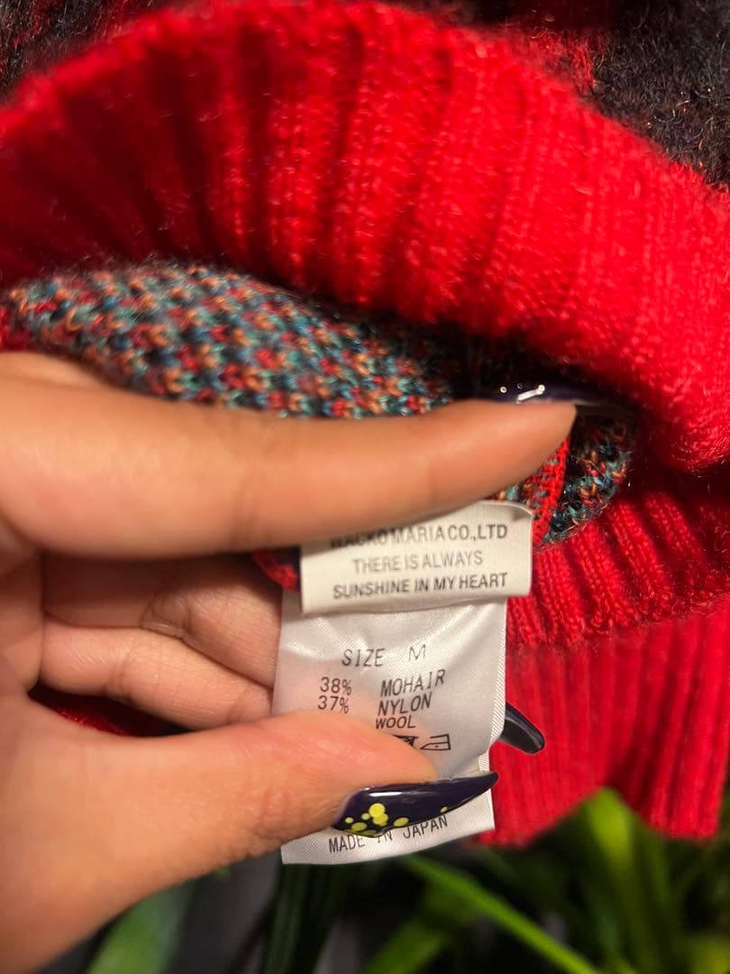 WACKO MARIA YULA 百女図 MOHAIR KNIT