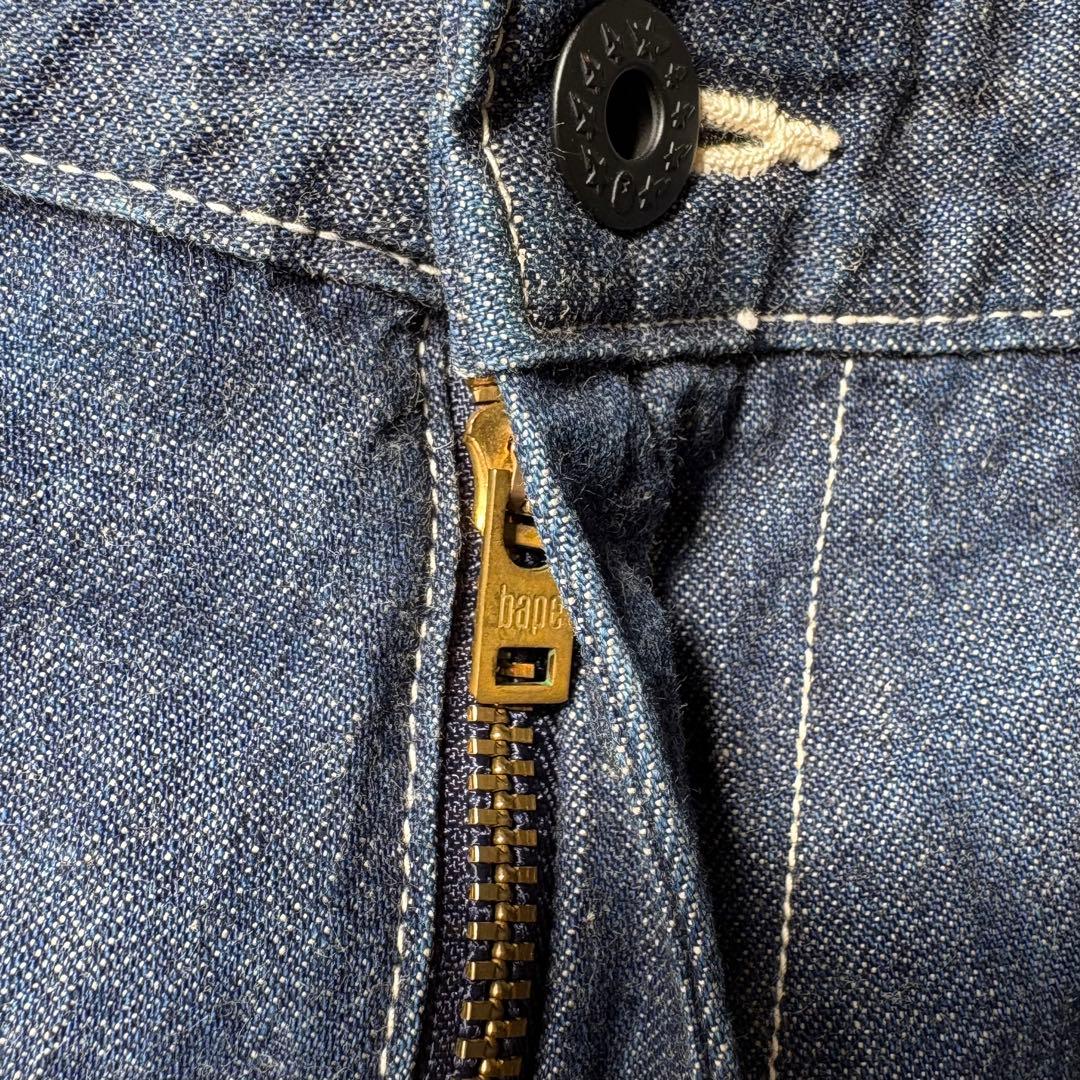 パンツ a bathing ape BAPE sta Denim Shorts XL