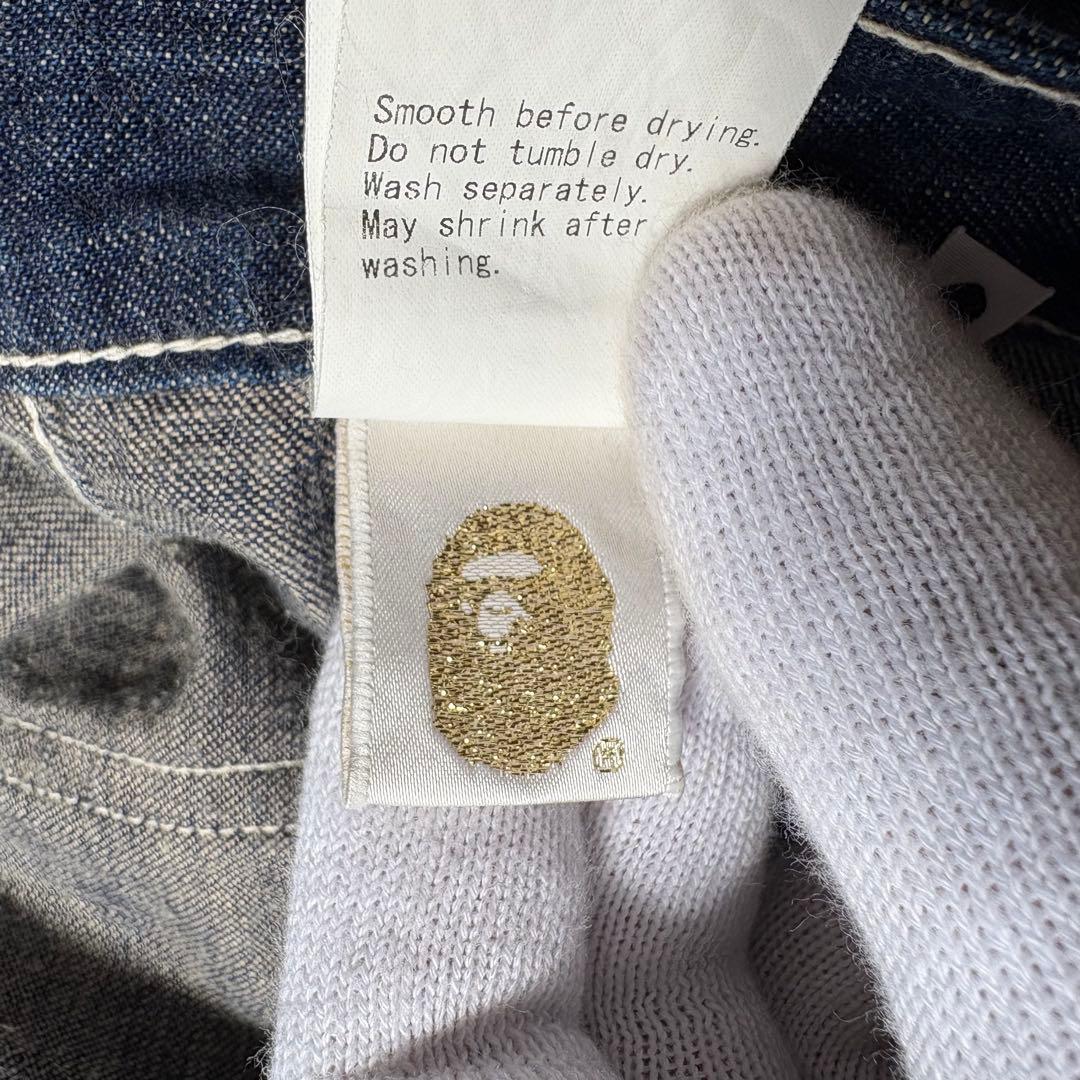 パンツ a bathing ape BAPE sta Denim Shorts XL