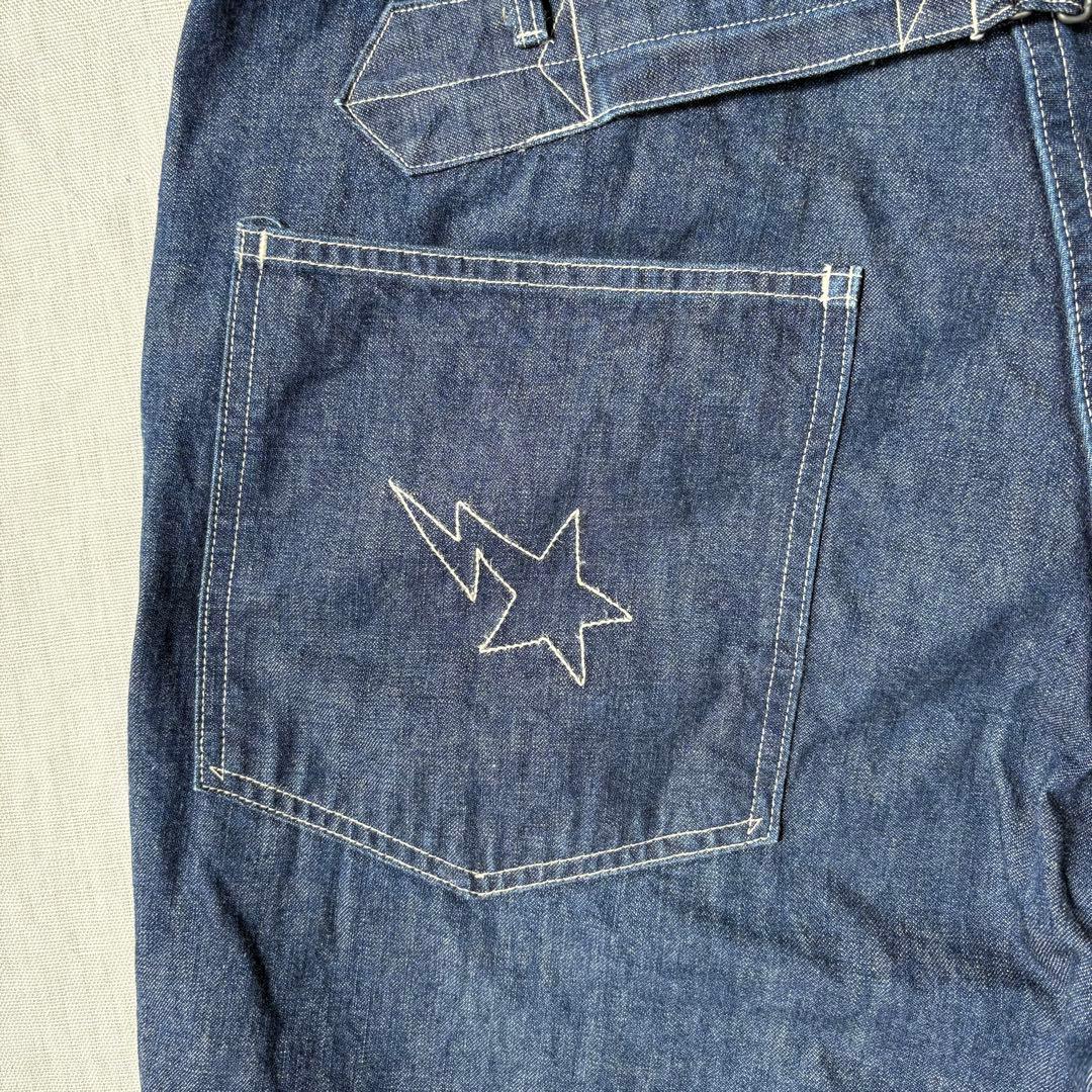 パンツ a bathing ape BAPE sta Denim Shorts XL