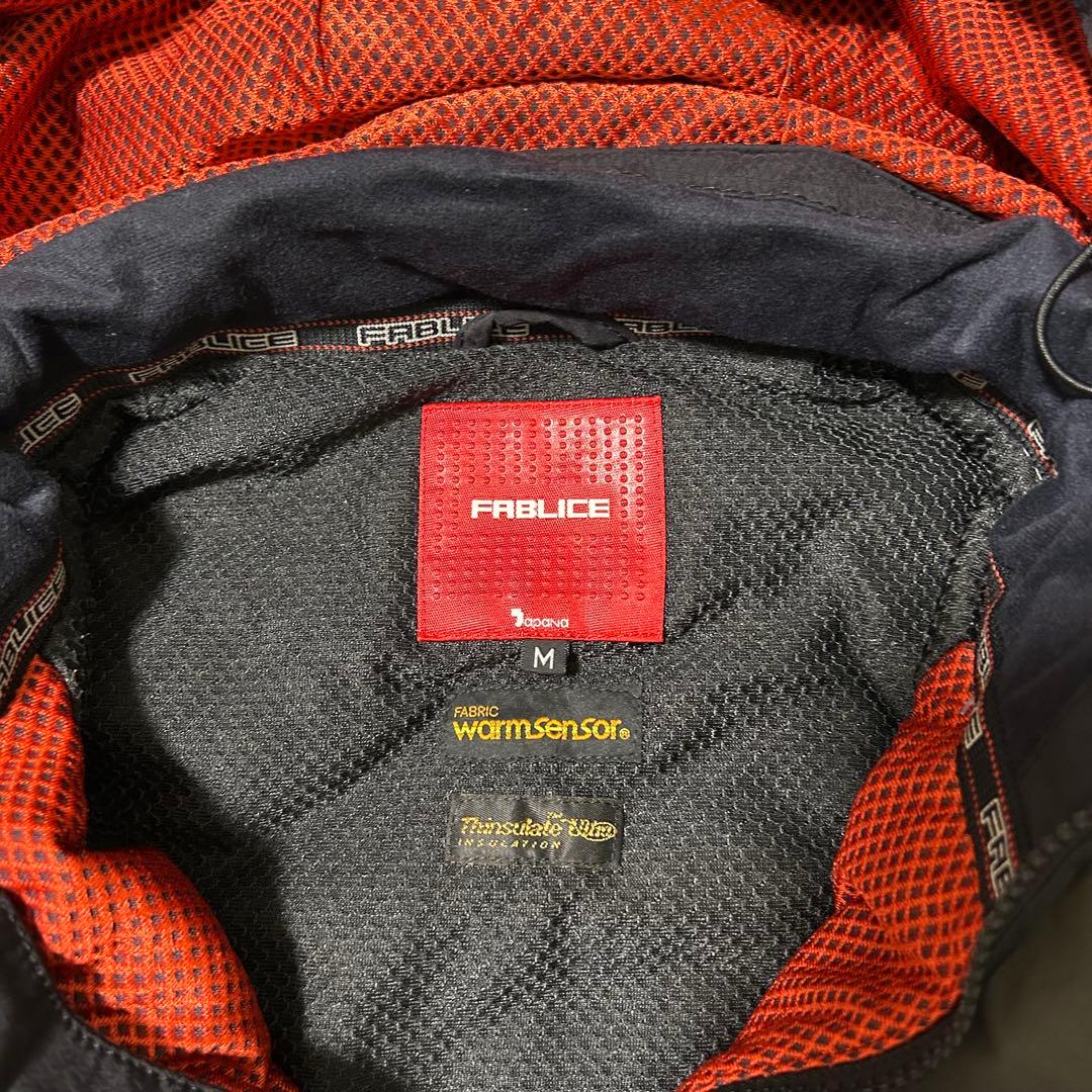 【美品】FABLICE ファブリス スキーウェア 上下 シンプル ブラック M