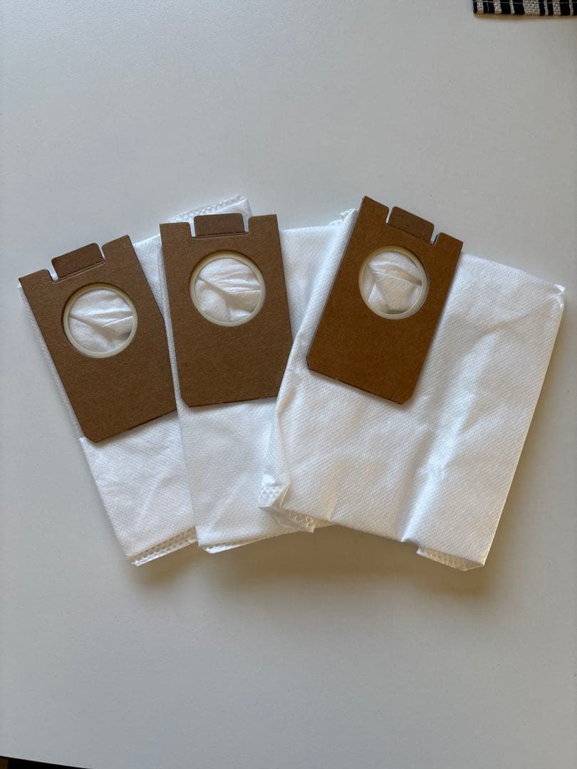 【未使用】ロボット掃除機（自動ゴミ収集、水拭き） +専用ダストバッグ3個セット