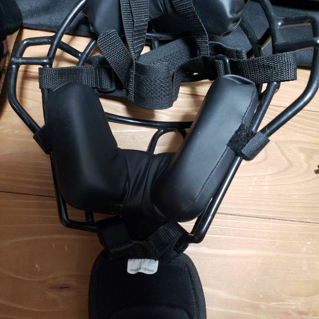 【硬式用】ZETT キャッチャー用防具セット ブラック