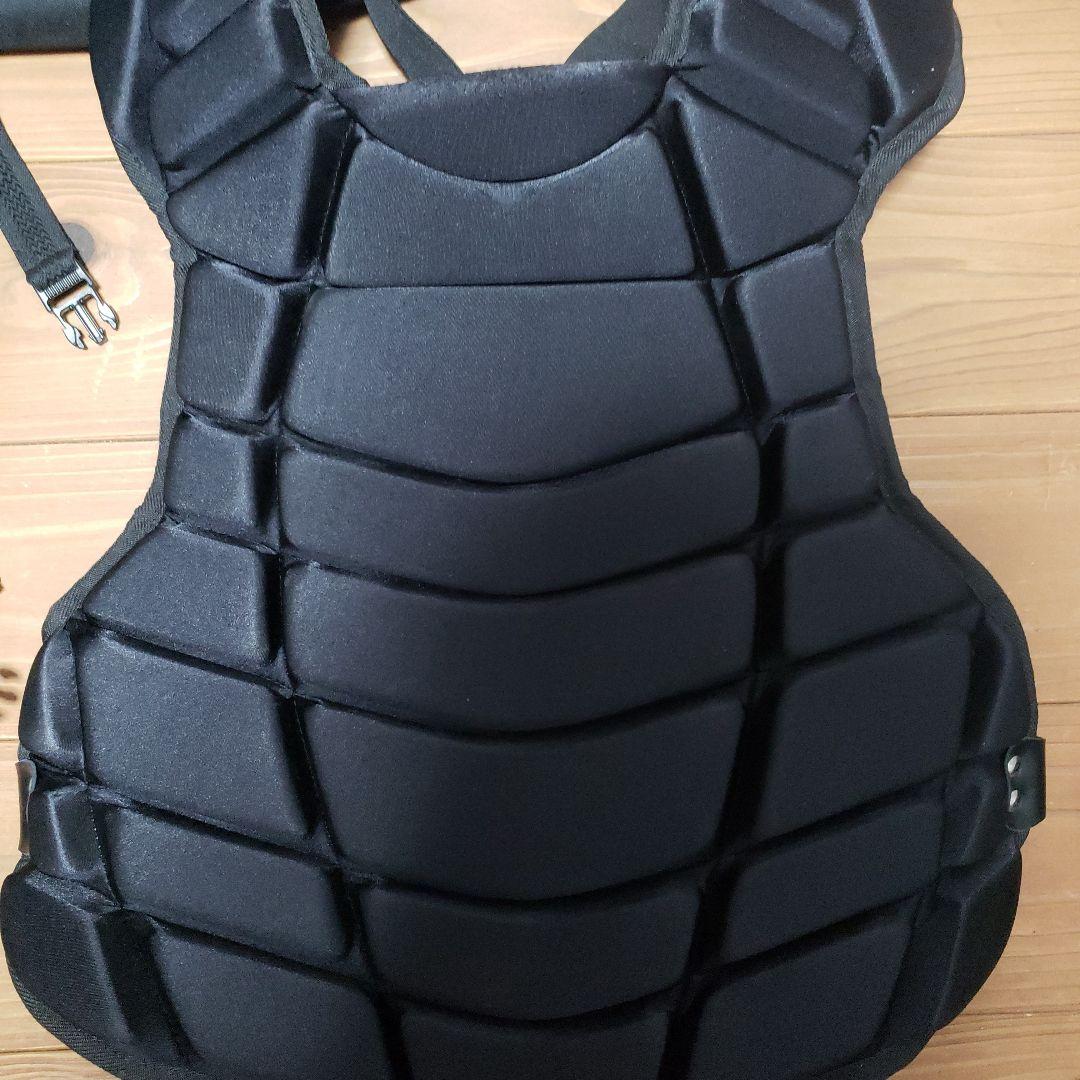 【硬式用】ZETT キャッチャー用防具セット ブラック