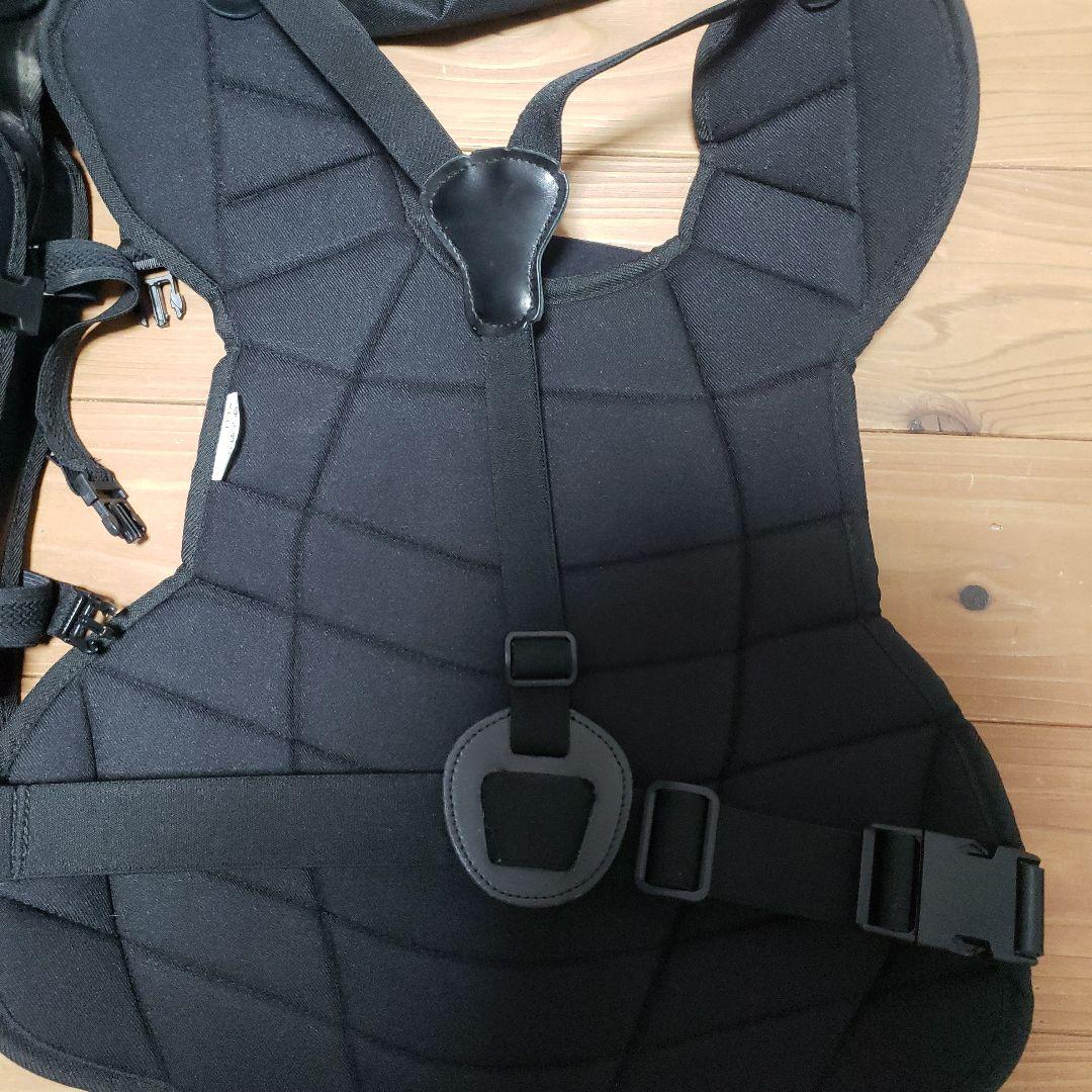 【硬式用】ZETT キャッチャー用防具セット ブラック