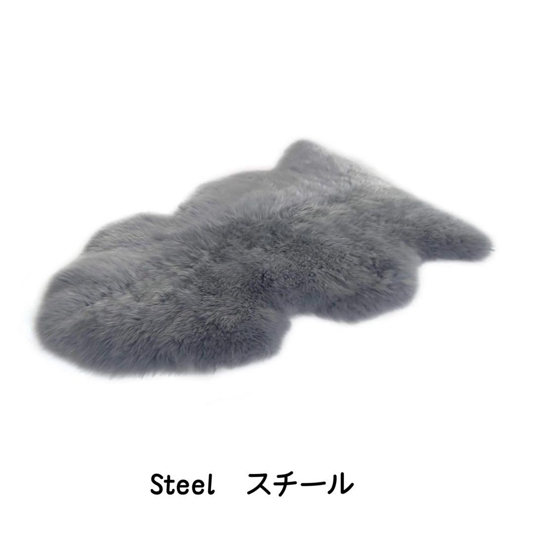 プレミアムシープスキンニュージーランド天然毛皮 最高級ム一トンフリースウールラグ