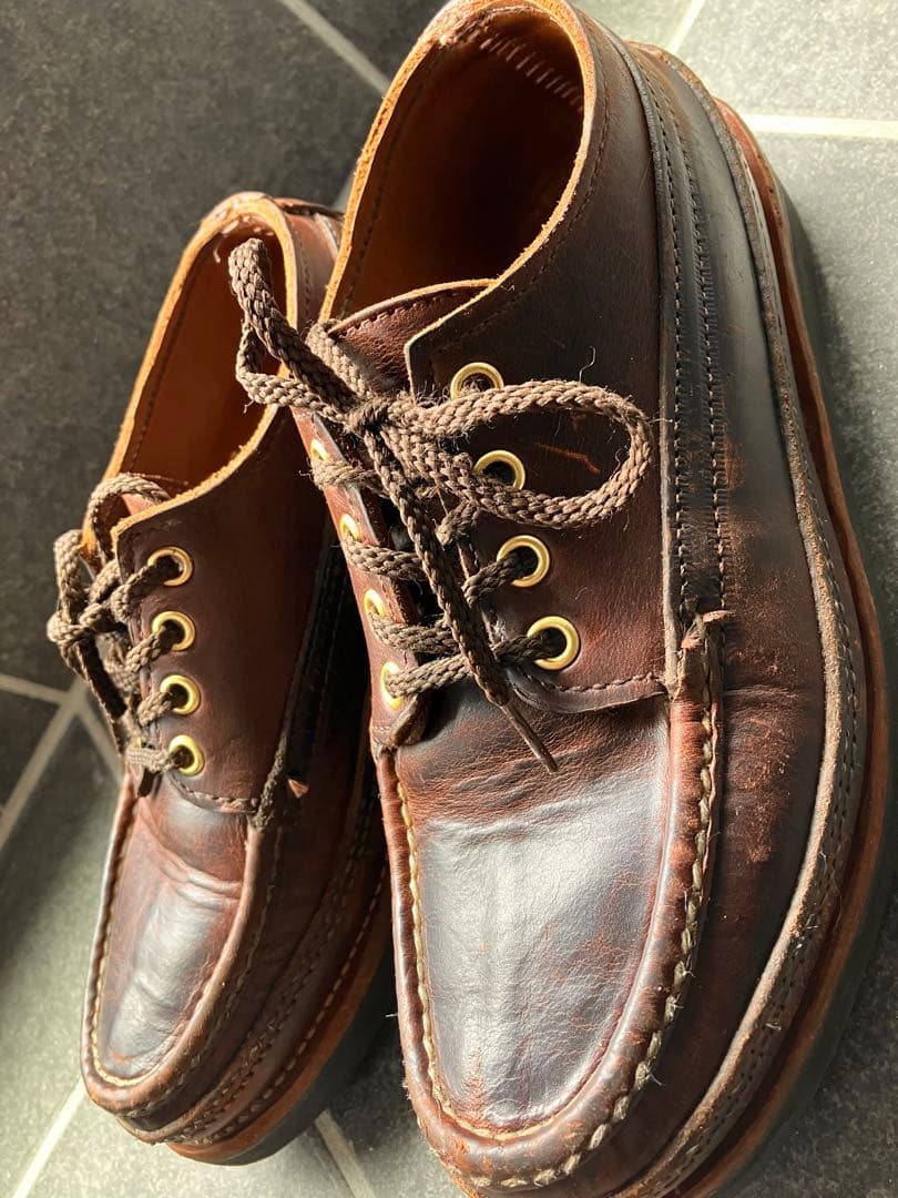 ラッセルモカシン　ブラウン　23.5〜24.0