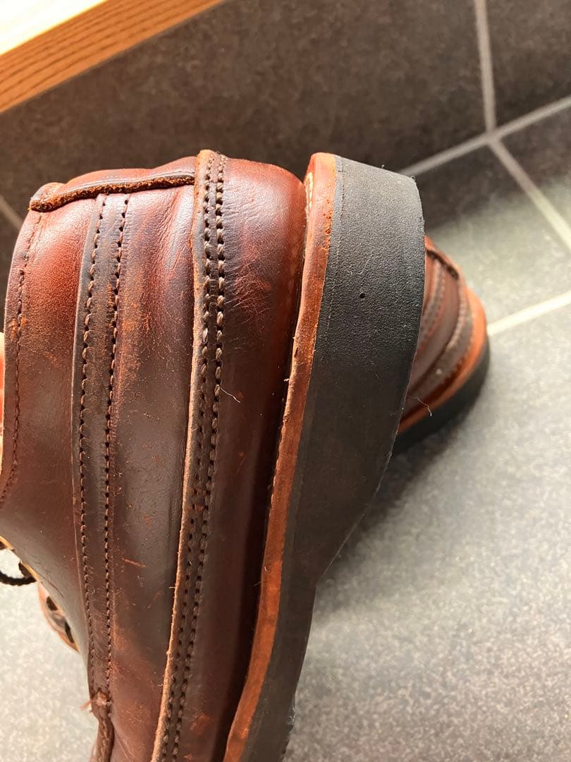 ラッセルモカシン　ブラウン　23.5〜24.0