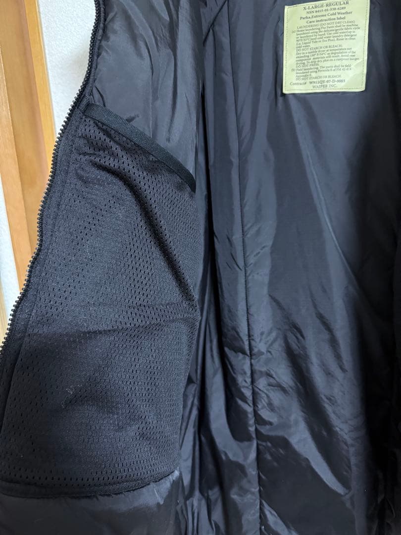 WAIPER.inc ECWCS GEN3 LEVEL7 ブラック XL