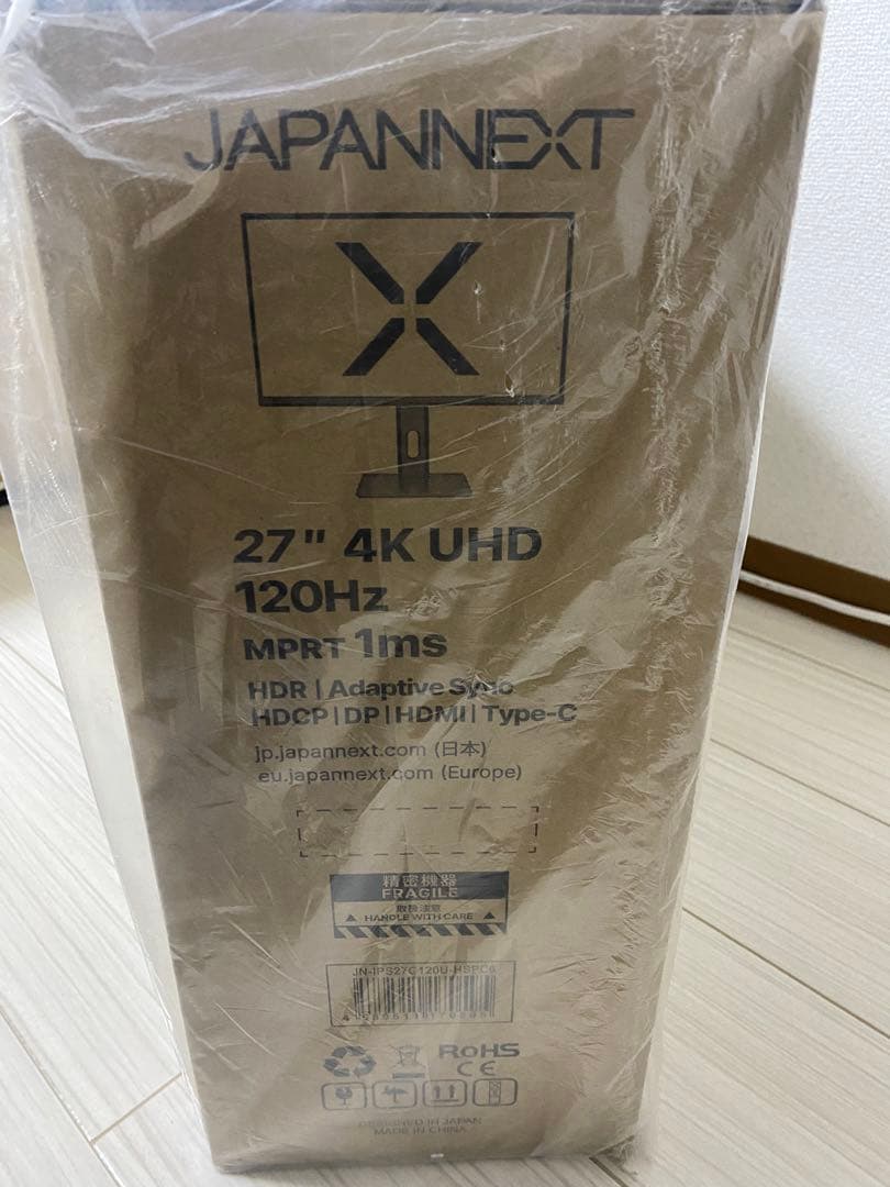 【新品・未使用】JAPANNEXT JN-IPS27G120U-HSPC6