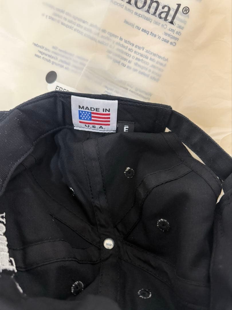 Ennoy コットン キャップ 黒 ブラック エンノイ