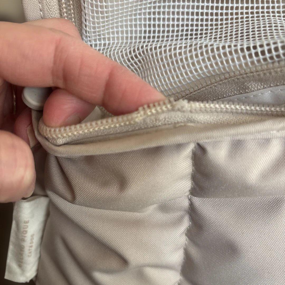 ジェラートピケ 【CAT&DOG】キルティングキャリーバック　ベージュ