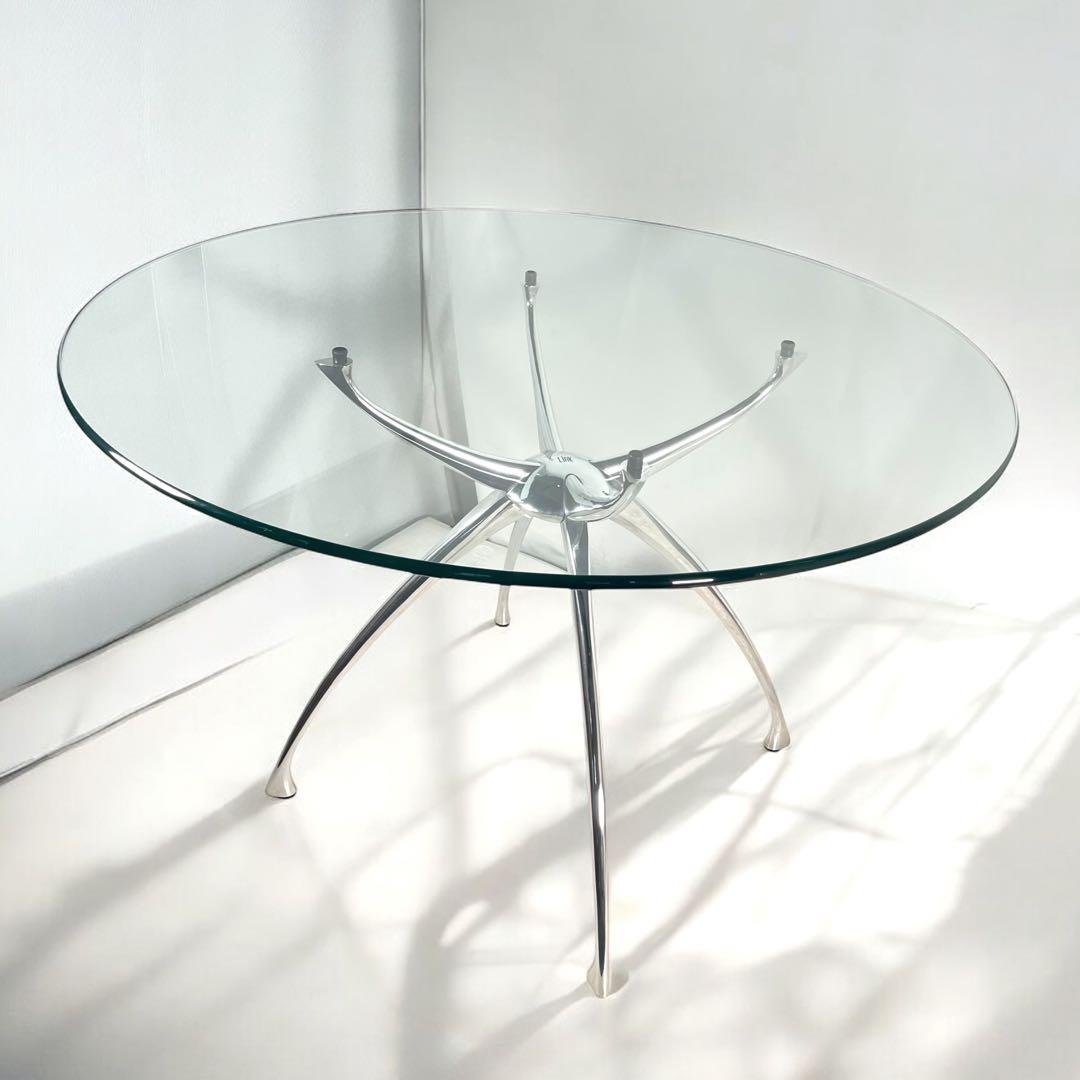 HR462 【Link】アダル ADAL リンクテーブル　ガラステーブル