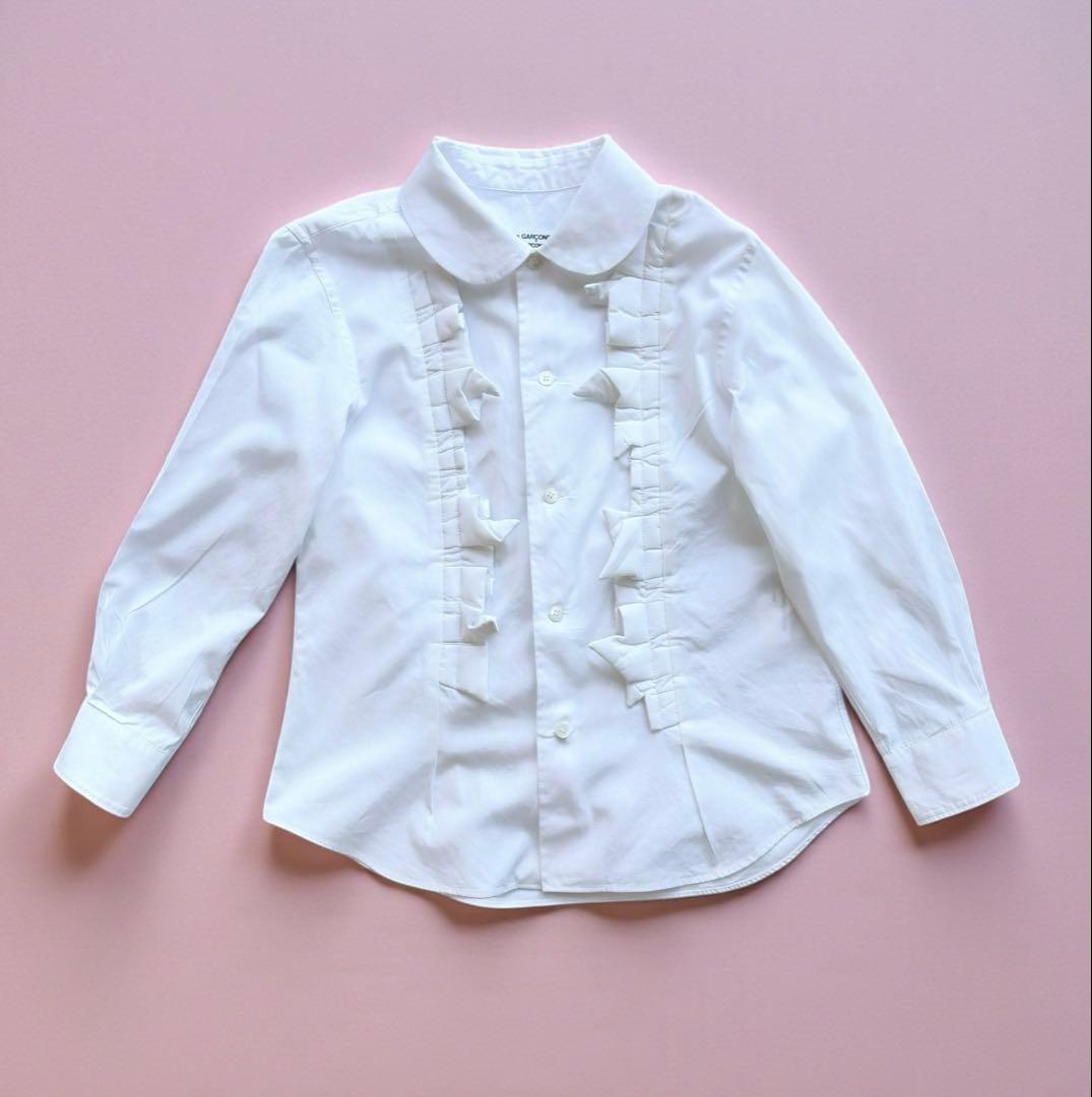 コムデギャルソン　白丸襟　長袖シャツ　美品