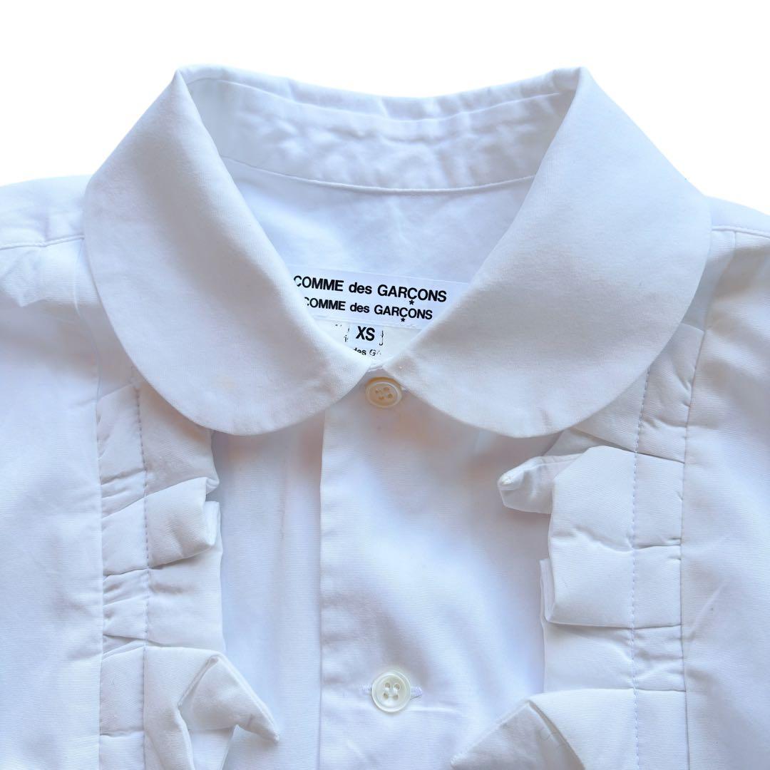 コムデギャルソン　白丸襟　長袖シャツ　美品