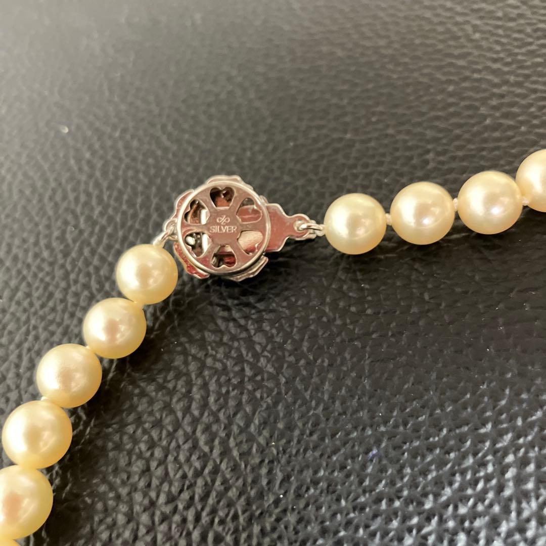 む*ら様 【美品】ジュエリーマキ 本真珠 パールネックレス 7.5mm〜8.0m