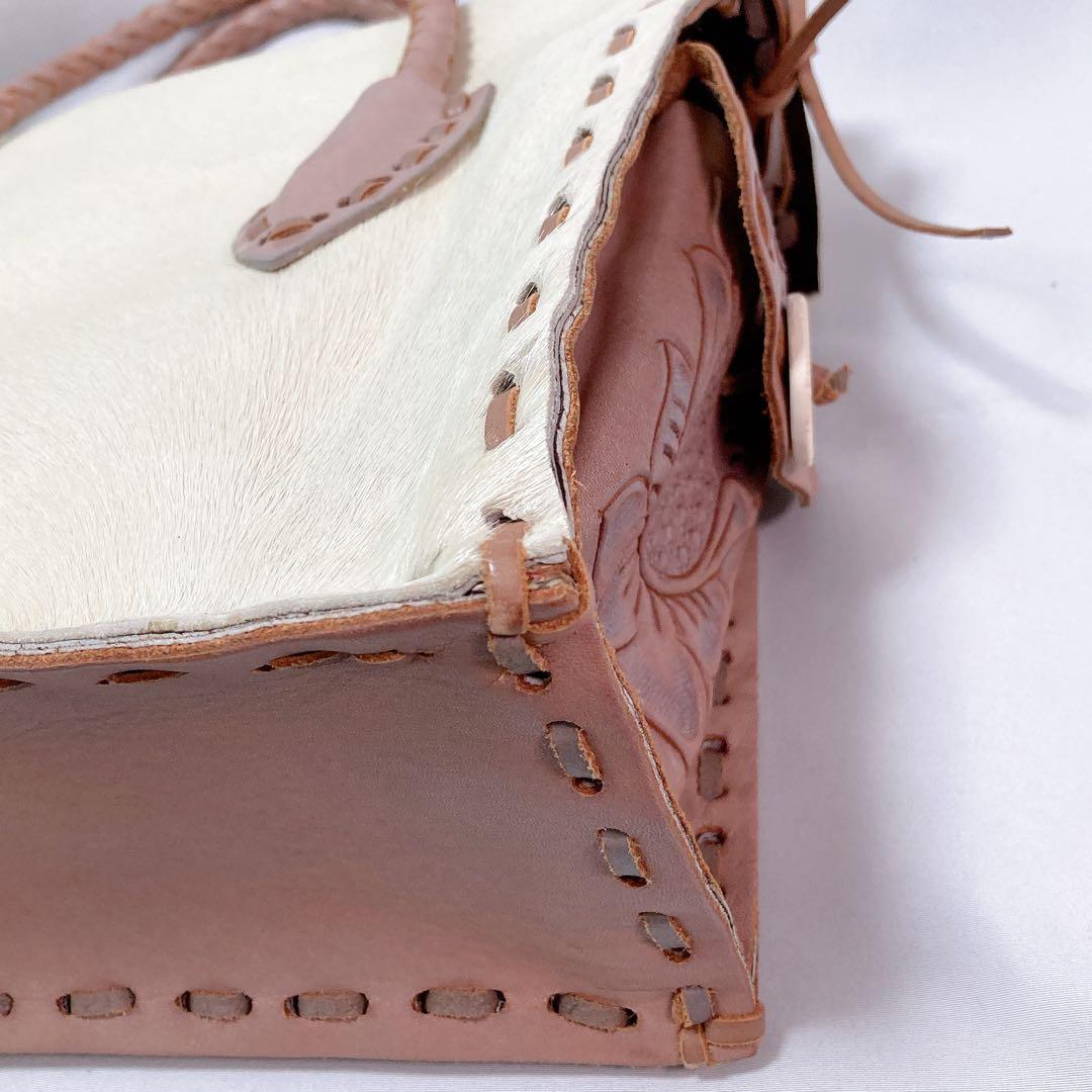 【美品】グレースコンチネンタル カービングトライブス Maestra ハラコ調