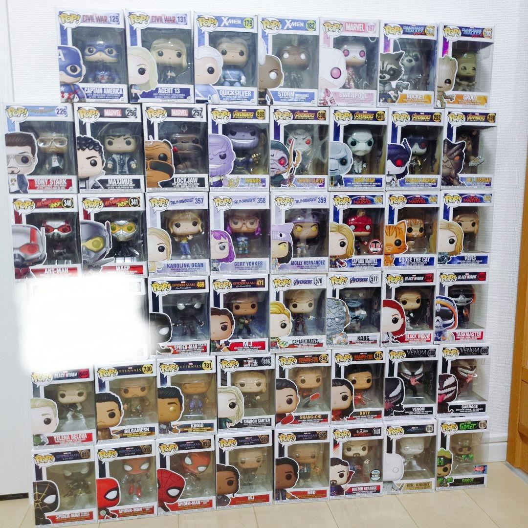 【むむ】【超メルカリ市】funko pop！MARVEL 45種セット