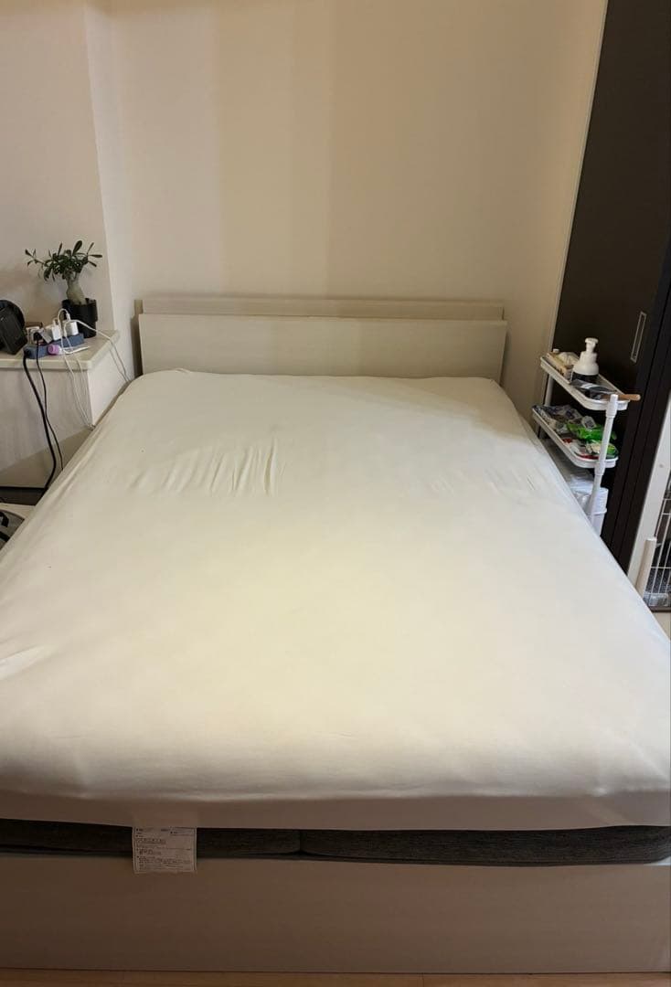 ニトリ ダブルベッドフレーム 収納付き NS-003 深型 すのこ WW