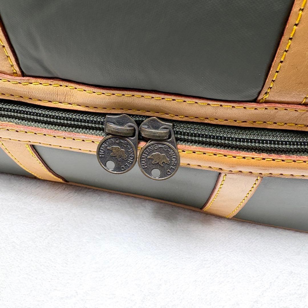 ハンティングワールド HUNTING WORLD 2層式 ボストンバッグ