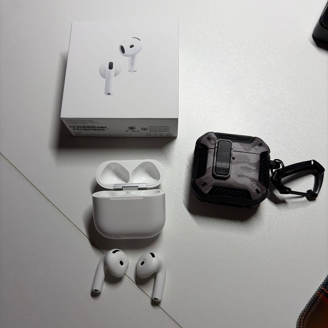 airpods4 anc AppleCare+ ケース、イヤーピース付き