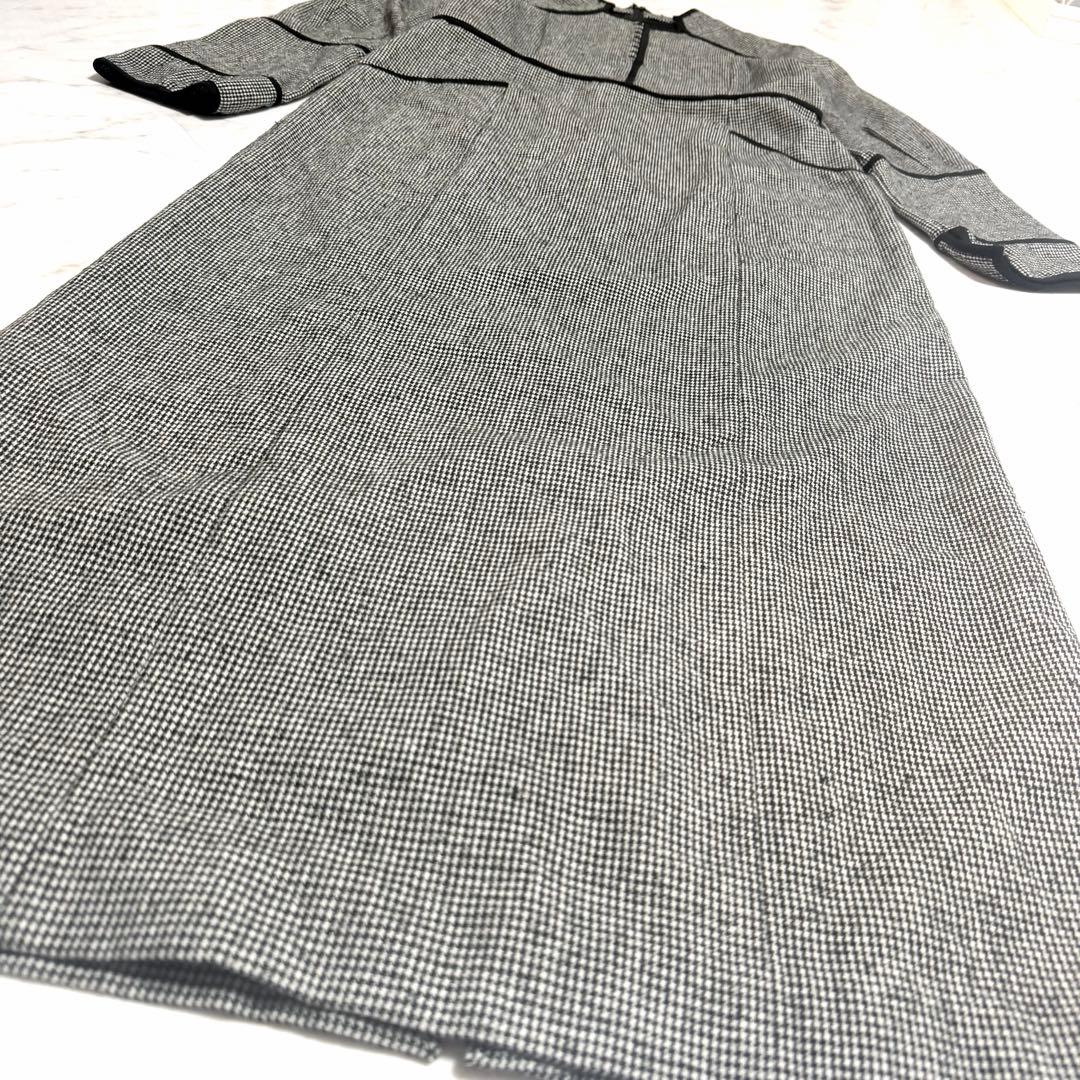 完売品✨️クラネ HOUNDSTOOTH PIPING ONE PIECE ロング