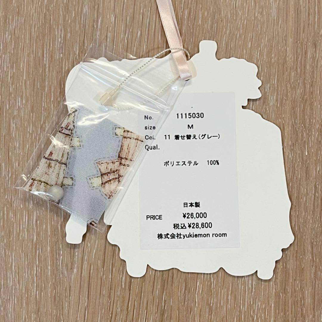 yukiemon ノースリーブ ワンピース M テキスタイル 着せ替え