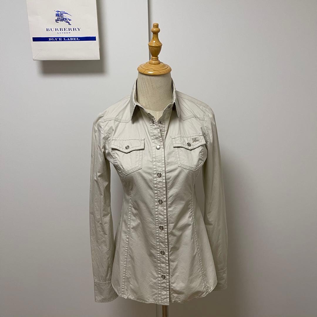 【BURBERRY BLUE LABEL】ホースマーク襟裏袖裏チェックジャケット