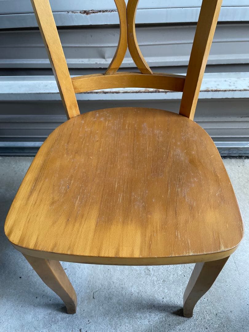 ビンテージ/無垢材/曲木/ダイニングチェア/クロスバックチェア/チェア/椅子