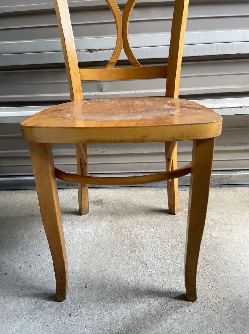 ビンテージ/無垢材/曲木/ダイニングチェア/クロスバックチェア/チェア/椅子