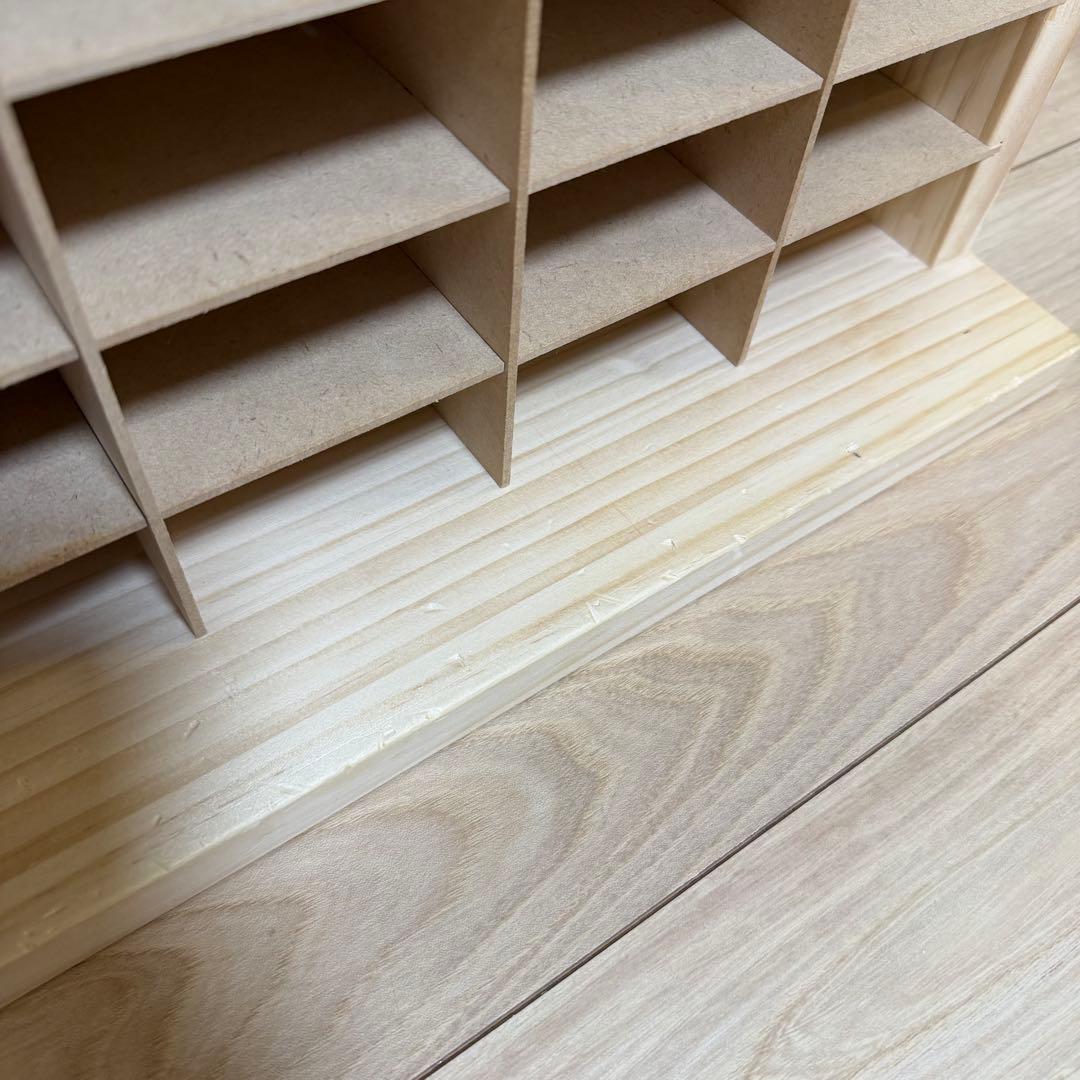 もりもり工房　トミカケース/ミニカーケース　扉なし　15×7マス　収納ケース