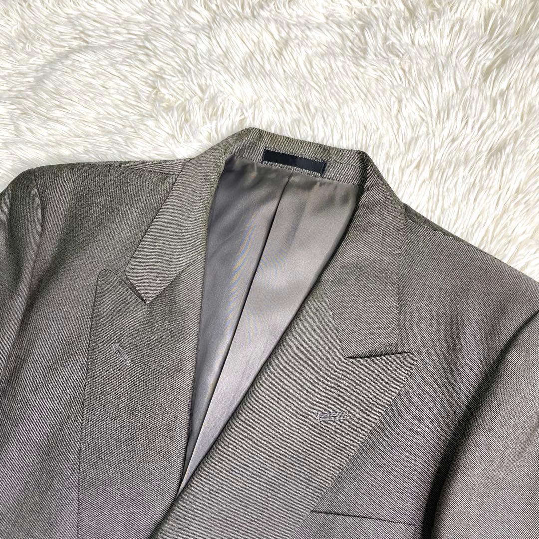 良品✨Burberry スーツ セットアップ 金ボタン 大きいサイズ モヘア