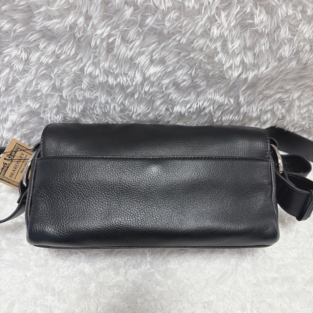 【タグ付き】BEARDSLEY ビアズリー レザー　ボディバッグ