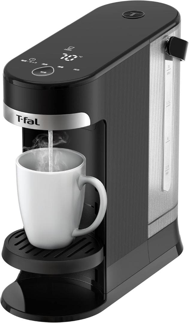 ティファール 瞬間湯沸かしケトル ボタン1つで必要な量を瞬間給湯 1300W