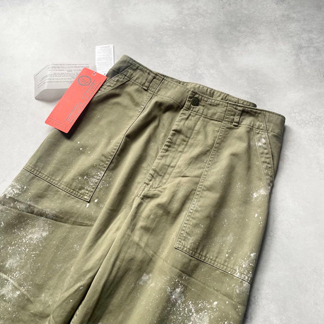 未使用 B品 ATTICK BY JOHNBULL ミリタリーパンツ M カーキ