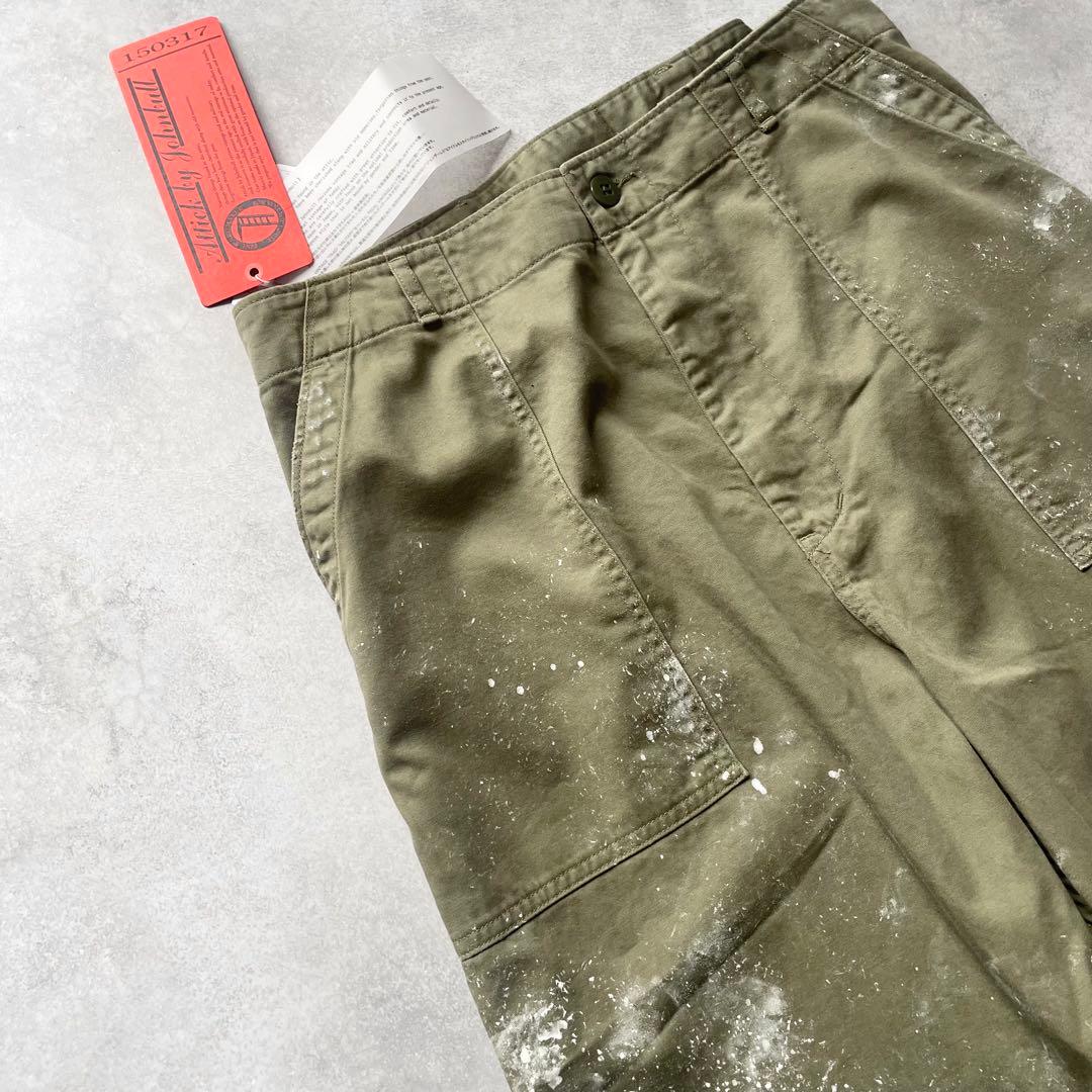 未使用 B品 ATTICK BY JOHNBULL ミリタリーパンツ M カーキ