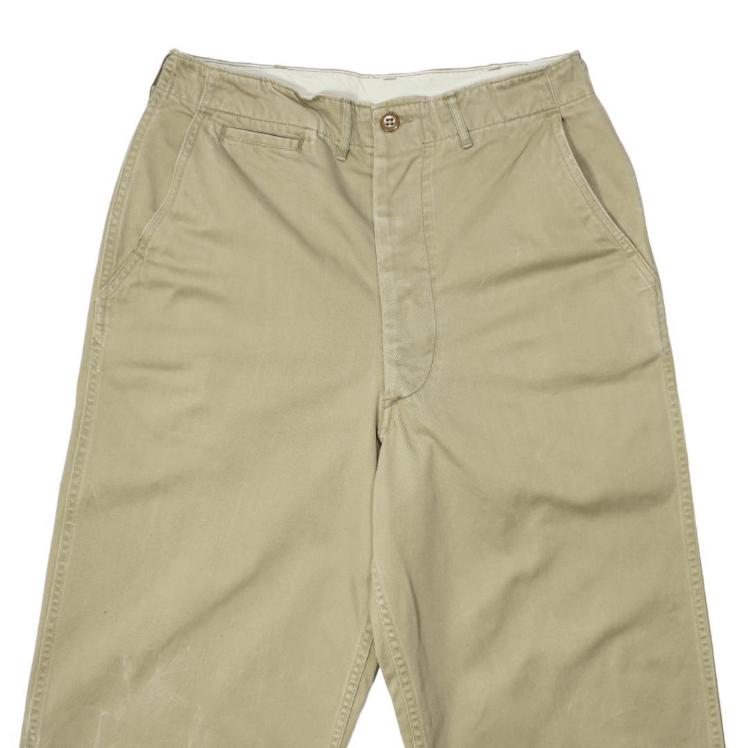 パンツ US ARMY KHAKI CHINO TROUSERS 1951s W32