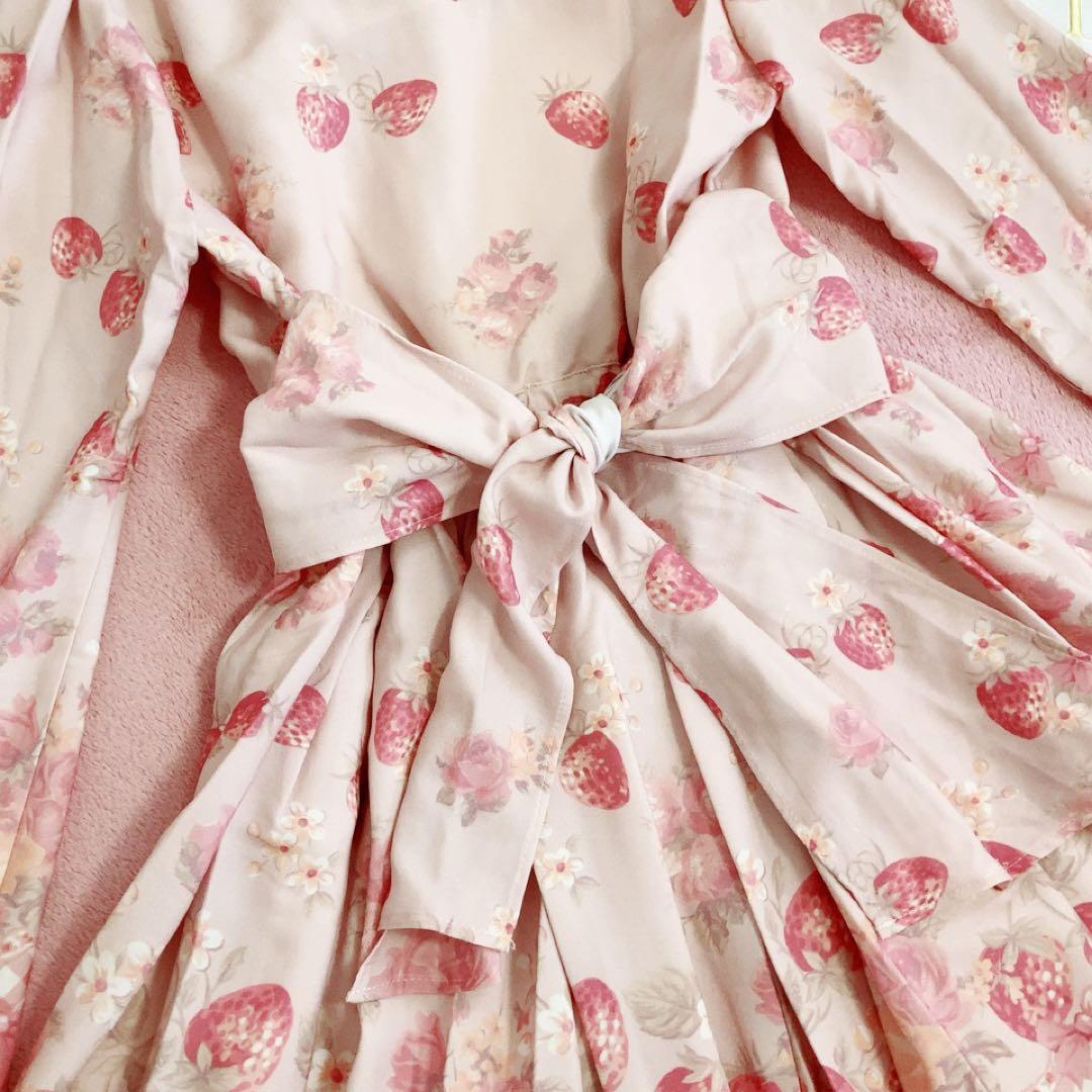 ☆リズリサ LIZLISA☆マイメロコラボ☆ストロベリーフラワーワンピース☆新品