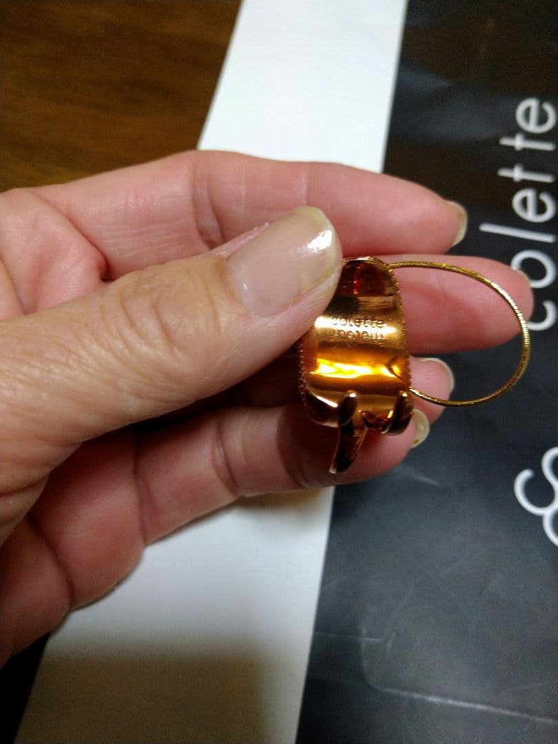 コレットマルーフ メタルペブルジョークリップ