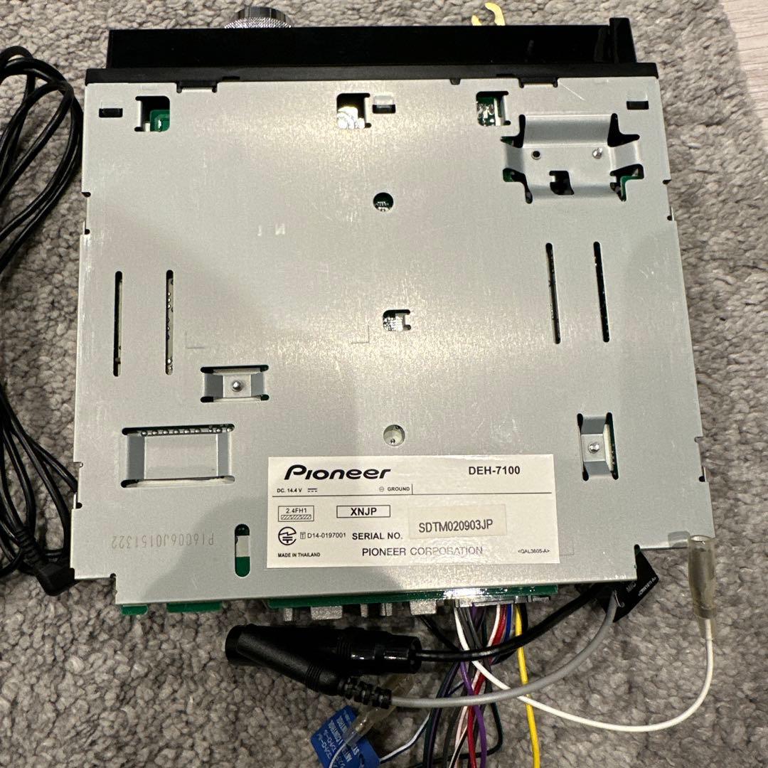 パイオニア　カロッツェリア　DEH-7100 1DIN カーオーディオ