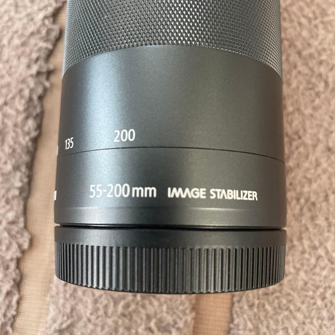 Canon ef-m55-200mm 望遠レンズ　ジャンク品