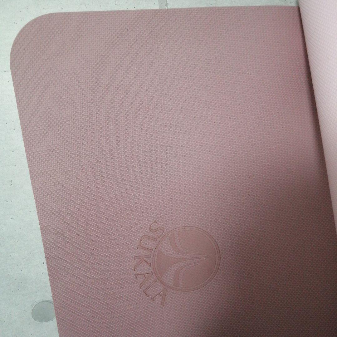 スカーラ ラバー製 ヨガマット 収納バッグ 2点セット ピンク SUKALA