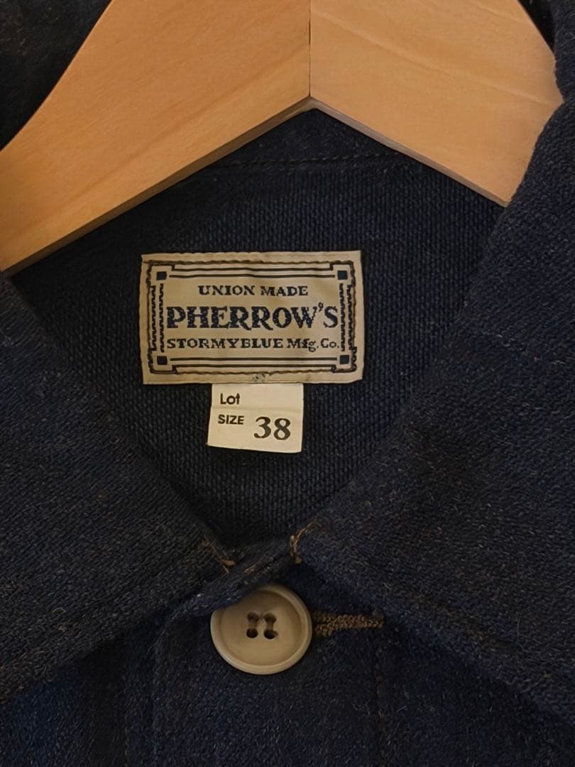 PHERROW'S デニムカバーオール 38