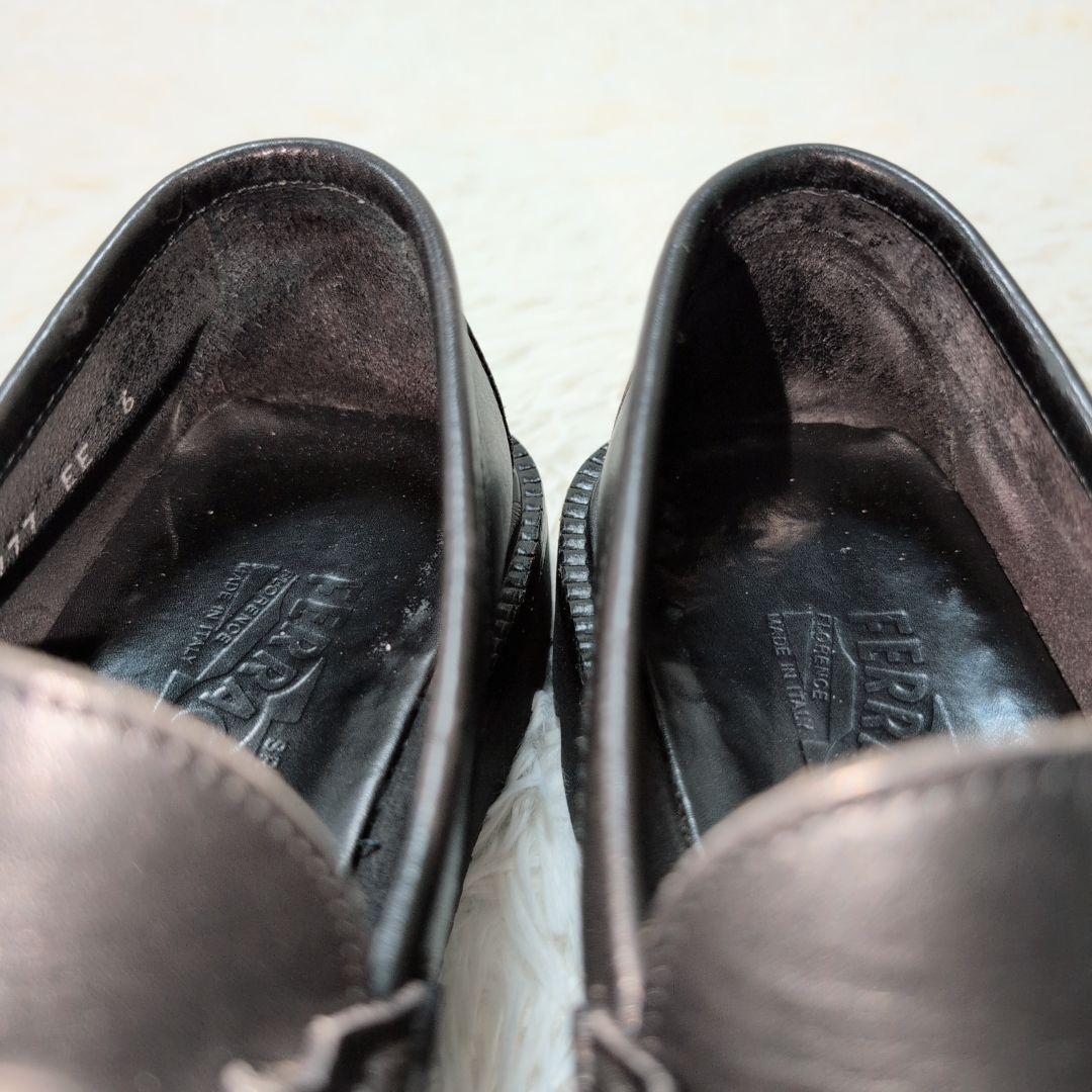 サルヴァトーレフェラガモ ガンチーニ ローファー ブラック 24.0cm