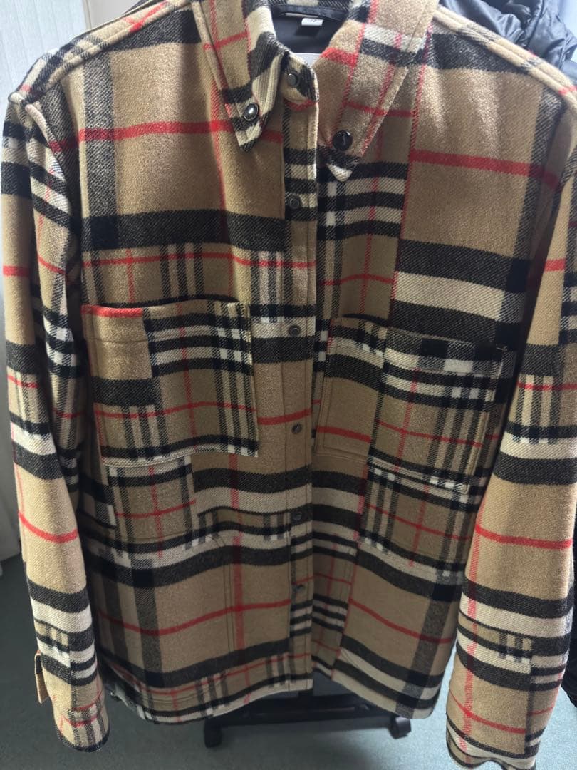 【未使用級】バーバリーパッチワークチェックジャケット