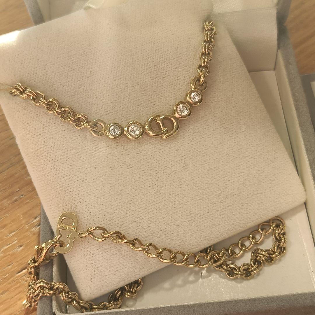 箱あり✨ディオール Dior ゴールドチェーン ネックレス