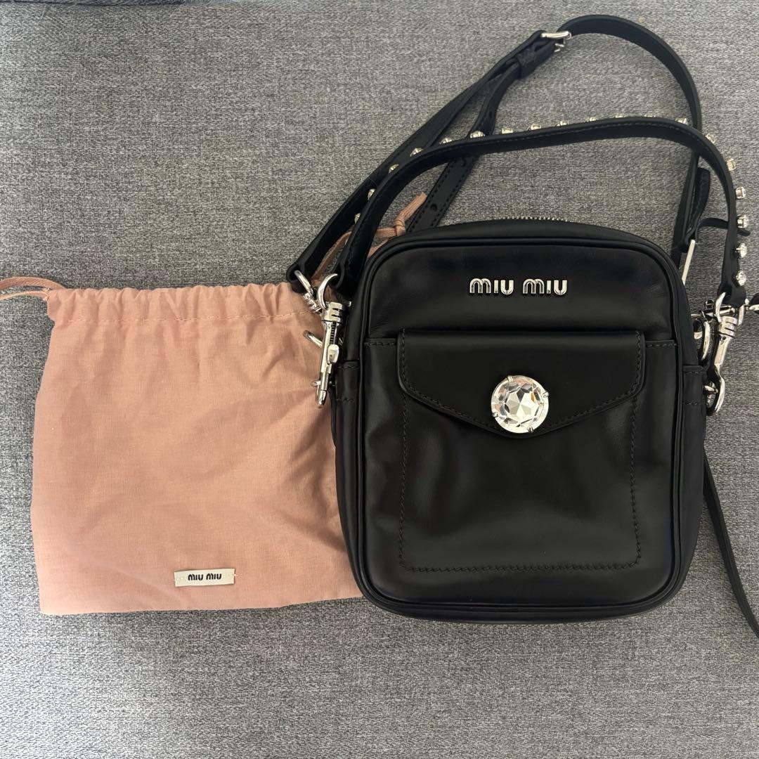 miumiu デコラティブショルダーバック　ハンドバッグ